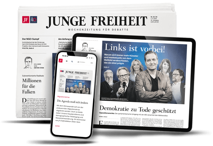 JUNGE FREIHEIT – Print, Tablet und Smartphone